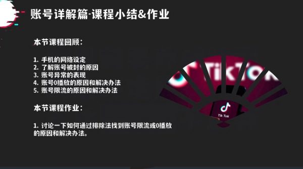 大山老师TikTok进阶实战课，跨境电商新蓝海 价值999元-3