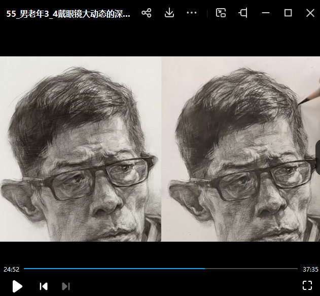 杨慎修【课程】素描头像—老年人2022年-1 杨慎修【课程】素描头像—老年人2022年-1