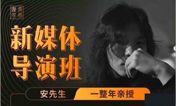 安先生新媒体导演课8套，2023新版短视频实操班 价值数千元