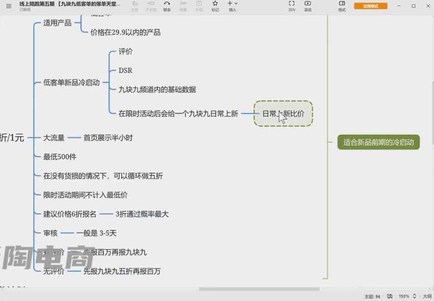 老陶拼多多课线上陪跑1-10期，拼多多实战运营教程 价值4980元-3