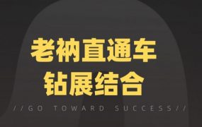 淘宝店铺运营推广课程：老衲直通车钻展结合