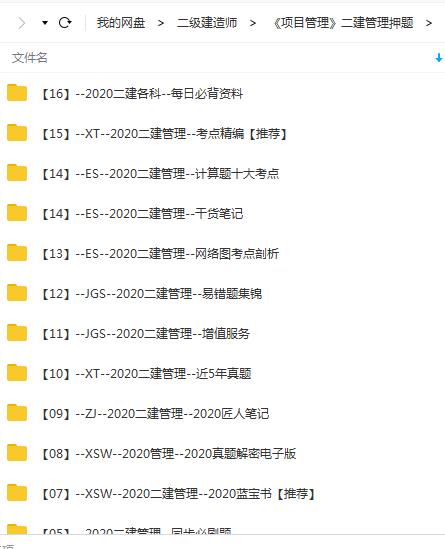 2020二级建造师《二建项目管理》全套精准押题-1 2020二级建造师《二建项目管理》全套精准押题-1
