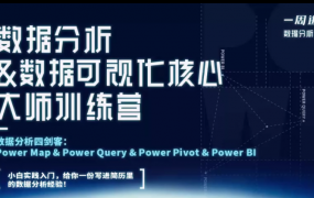 数据分析-数据可视化核心大师训练营