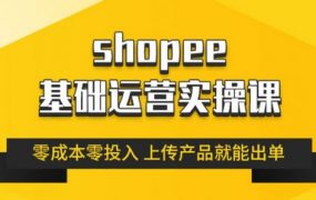 跨境Shopee基础运营实操课，林超教你零成本玩转虾皮