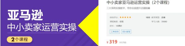 中小卖家亚马逊运营实操,选品·试营·团队管理-1 中小卖家亚马逊运营实操,选品·试营·团队管理-1