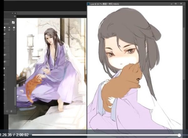 大神教你学插画VIP—古风插画特训班,视频+课件+笔刷网盘下载 价值3360元-2 大神教你学插画VIP—古风插画特训班,视频+课件+笔刷网盘下载 价值3360元-2