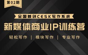 新媒体商业IP训练营-第2期