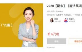 陈君《魔法英语》语音单词课，15期完整版，百度网盘33.7G 价值4798元
