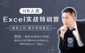 HR人资Excel实战特训营 快速提升百倍身价