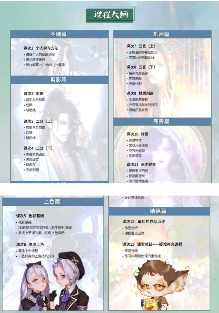 【大触来了】2020年烟雨君古风第2期人物厚涂插画系统班-1
