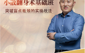 【溪流竹海】王宗峰-小散翻身术基础班 突破盲点瓶颈的实操战法