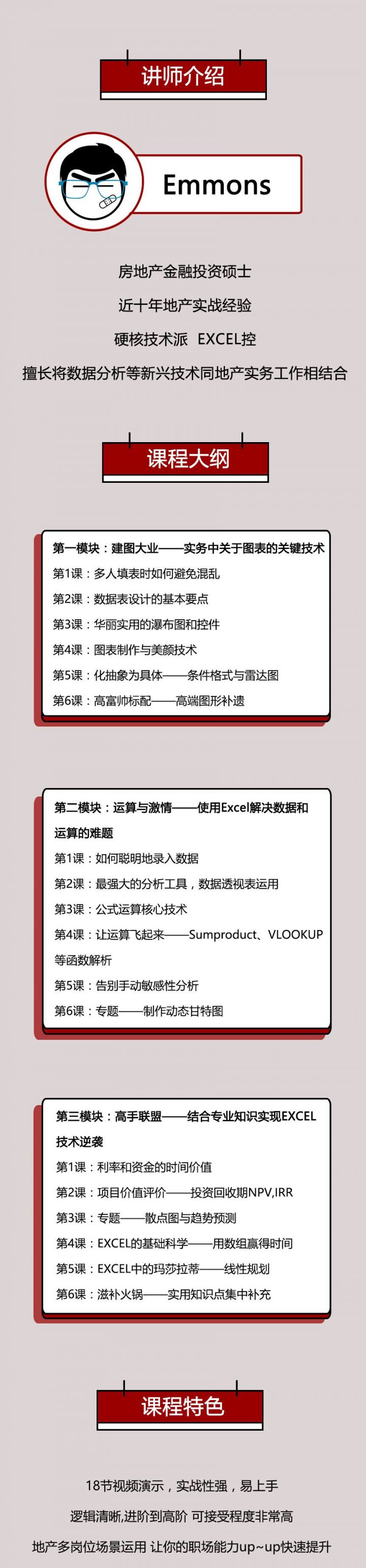 地产人专属18堂多维度进阶Excel系列视频课-1 地产人专属18堂多维度进阶Excel系列视频课-1