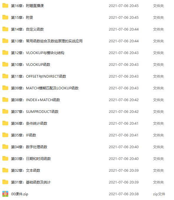 白话Excel函数100例【视频课程】-1 白话Excel函数100例【视频课程】-1