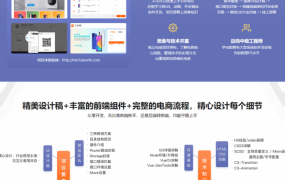 Vue 全家桶实战：从零独立开发企业级电商系统全套视频教程