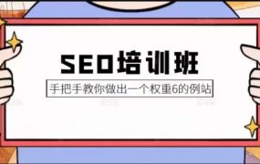 冯耀宗·SEO培训班，教你怎样做出高权重网站 价值8000元