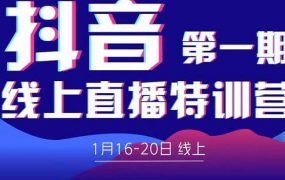 2022美尊学堂-抖音直播线上特训营价值4980元