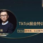 疯人院TikTok Dou+掘金特训营（第2-4期）