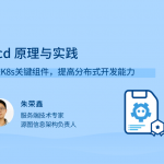 etcd 原理与实践，吃透K8s关键组件，提高分布式开发能力