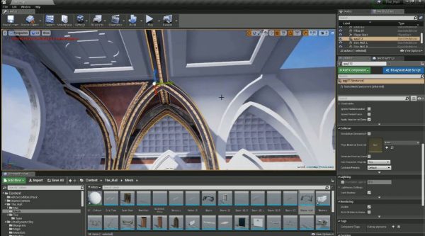 UE4虚幻引擎制作：欧式宫殿场景全流程，视频+素材教程 价值299元-3