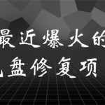 最近爆火的一单300元光盘修复项目，掌握技术一天搞几千元【教程+软件】