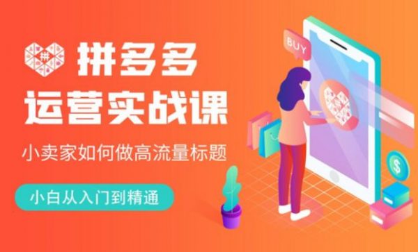 拼多多运营实战课：基础班+进阶班+突破班全套培训百度云 价值3580元