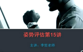 李哲2018姿势评估视频25讲完整版