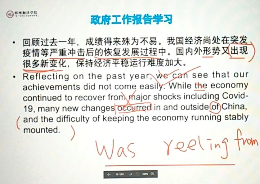 CATTI二级备考：韩刚双语精讲《政府工作报告》(一二期) 免费下载(价值468元)-2