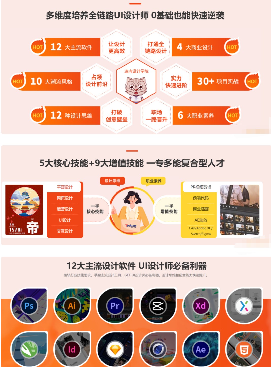 UI全链路设计课程:平面设计+电商设计+UI设计+交互设计(189G) 价值4999元-1 UI全链路设计课程:平面设计+电商设计+UI设计+交互设计(189G) 价值4999元-1