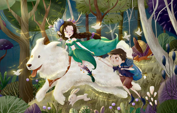 蓝子云蓝贵莲第37期商业插画班2021年