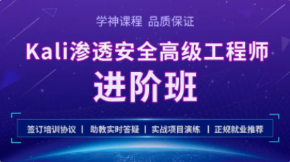 22年最新Kali渗透安全高级工程师进阶班，网络攻击漏洞与防御视频教程 价值4990元(内容更新)