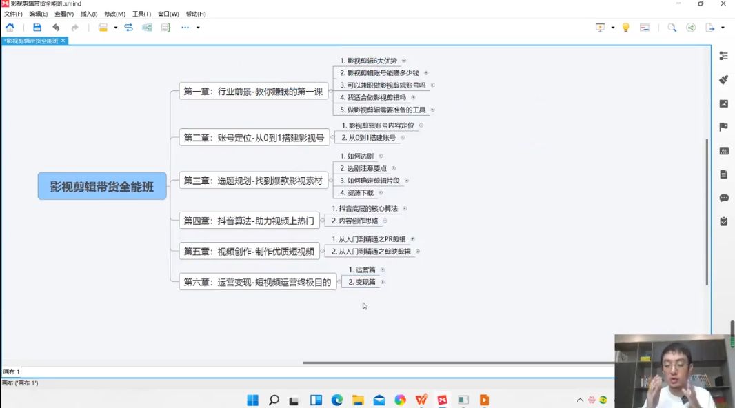 唐宇：48节影视剪辑带货全能班，短视频剪辑从入门到精通 价值1299元-2