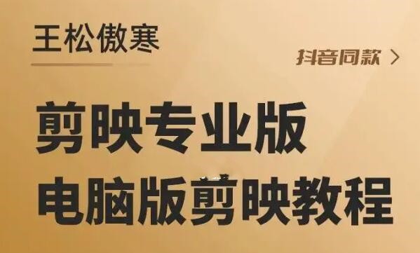 王松傲寒剪映专业版教学