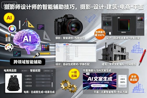 摄影师设计师的AI智能辅助技巧,摄影-设计-建筑-电商-平面