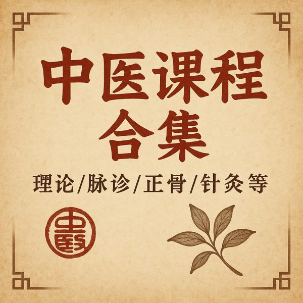 58套中医课程合集，理论/脉诊/正骨/针灸等(889G) 精品合集