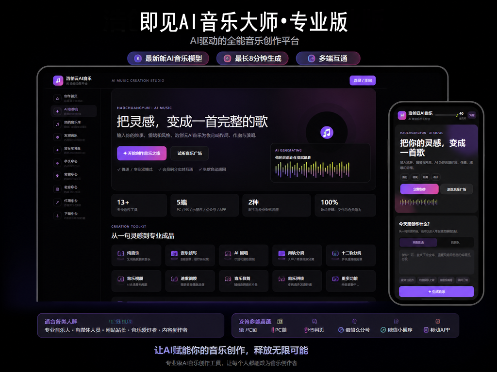 即见AI音乐大师专业版