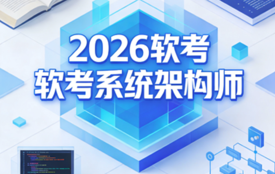 2026软考系统架构设计师:新大纲精讲+案例论文冲刺,一站式取证通关